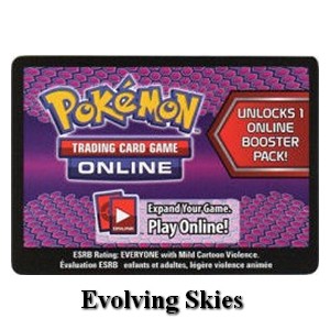 Online Code Card (Booster) - Evolving Skies (Online Code Card)