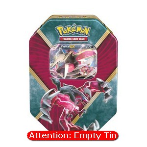 Empty Shiny Kalos Tins: Yveltal Tin - Pokémon Products