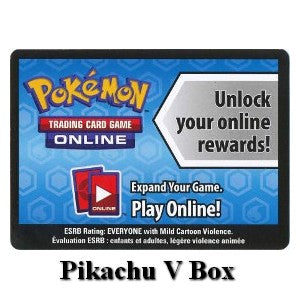 Online Code Card (Pikachu V Box) - Pokémon Products (Online Code Card)