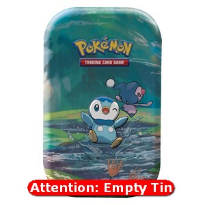 Empty Sinnoh Stars Mini Tins: Piplup Tin - Pokémon Products