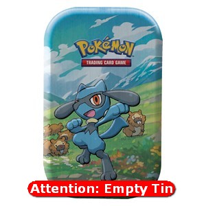 Empty Sinnoh Stars Mini Tins: Riolu Tin - Pokémon Products