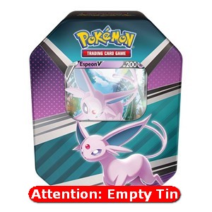Empty V Heroes Tins: Espeon V Tin - Pokémon Products