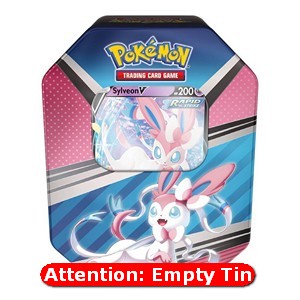 Empty V Heroes Tins: Sylveon V Tin - Pokémon Products