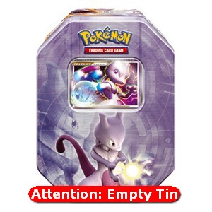 Empty 2008 Fall Collector's Tins: Mewtwo LV.X Tin - Pokémon Products