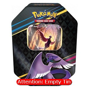 Empty Crown Zenith: Galarian Articuno Tin - Crown Zenith
