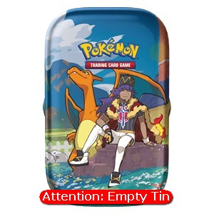 Empty Crown Zenith: Leon & Charizard Mini Tin - Crown Zenith