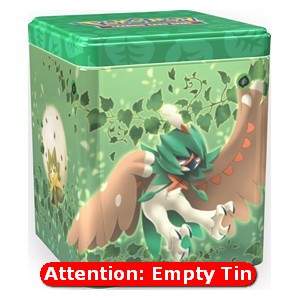 Empty 2022 Grass Stacking Tin - Pokémon Products