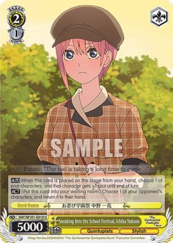 Sneaking Into the School Festival, Ichika Nakano (V.1 - Uncommon)