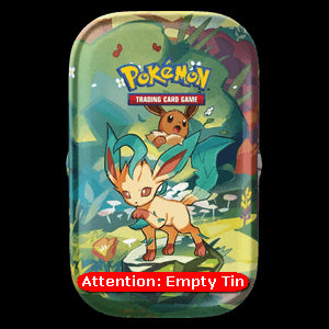 Empty Prismatic Evolutions: Leafeon Mini Tin - Prismatic Evolutions