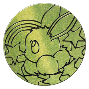 Prismatic Evolutions Mini Tins: Lime Eevee Coin - Prismatic Evolutions