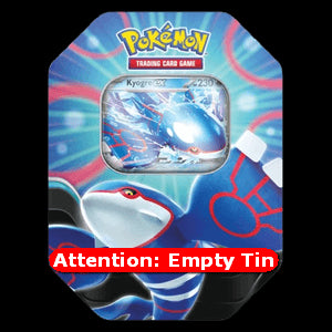 Empty Azure Legends Tins: Kyogre ex Tin - Scarlet & Violet Products