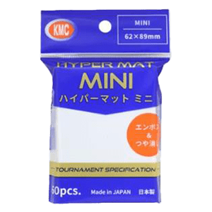 60 KMC Mini Hyper mat Sleeves (White)
