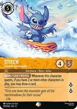 Stitch - Carefree Snowboarder (V.2)