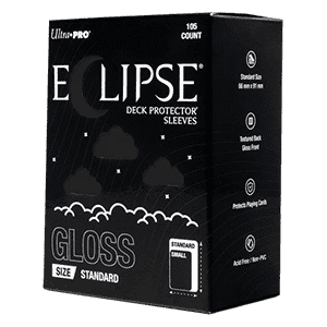 105 Ultra Pro Gloss Eclipse Deck Protector Sleeves (Jet Black)