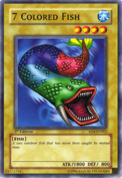 7 Colored Fish⁣ - Structure Deck: Fury From The Deep⁣ (Common)⁣ [002]
