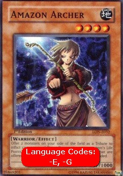 Amazoness Archer (V.1 - Common)⁣ - Labyrinth of Nightmare⁣ (Common)⁣ [032]