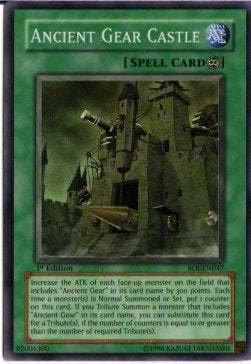 Ancient Gear Castle (V.1 - Super Rare)⁣ - Shadow of Infinity⁣ (Super Rare)⁣ [047]