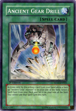 Ancient Gear Drill⁣ - Structure Deck: Machine Re-Volt⁣ (Common)⁣ [022]