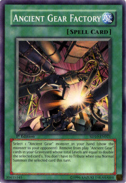Ancient Gear Factory⁣ - Structure Deck: Machine Re-Volt⁣ (Common)⁣ [021]