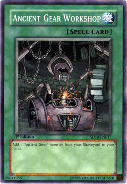 Ancient Gear Workshop⁣ - Structure Deck: Machine Re-Volt⁣ (Common)⁣ [017]