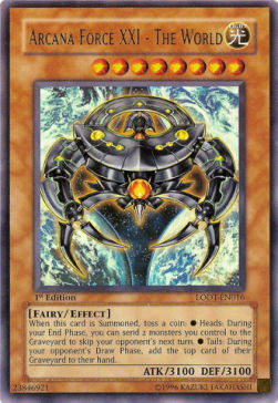 Arcana Force XXI - The World (V.1 - Ultra Rare)⁣ - Light of Destruction⁣ (Ultra Rare)⁣ [016]
