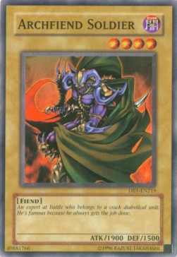 Archfiend Soldier⁣ - Dark Revelation 1⁣ (Common)⁣ [219]