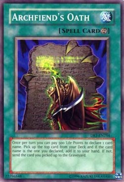 Archfiend's Oath⁣ - Dark Revelation 1⁣ (Common)⁣ [254]