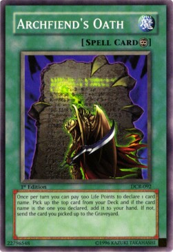 Archfiend's Oath (V.1 - Common)⁣ - Dark Crisis⁣ (Common)⁣ [092]