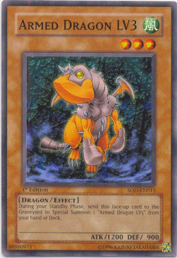 Armed Dragon LV3⁣ - Soul of the Duelist⁣ (Common)⁣ [013]
