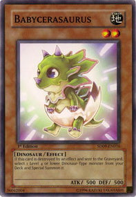 Babycerasaurus⁣ - Structure Deck: Dinosaur's Rage⁣ (Common)⁣ [016]
