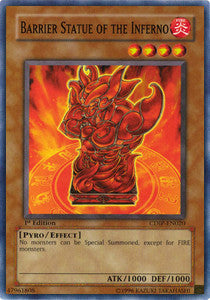 Barrier Statue of the Inferno⁣ - Cyberdark Impact⁣ (Common)⁣ [020]
