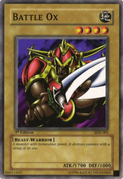Battle Ox (V.2 - Common)⁣ - Starter Deck: Kaiba⁣ (Common)⁣ [005]