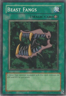 Beast Fangs (V.2 - Common)⁣ - Legend of Blue Eyes White Dragon⁣ (Common)⁣ [041]