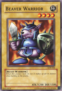 Beaver Warrior (V.2 - Common)⁣ - Legend of Blue Eyes White Dragon⁣ (Common)⁣ [064]