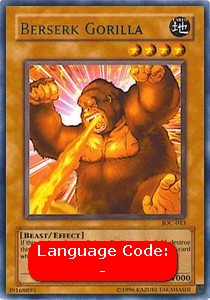 Berserk Gorilla (V.1 - Rare)⁣ - Invasion of Chaos⁣ (Rare)⁣ [013]