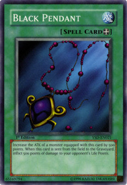 Black Pendant⁣ - Starter Deck: GX 2006⁣ (Common)⁣ [021]