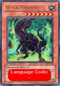 Black Tyranno (V.1 - Ultra Rare)⁣ - Invasion of Chaos⁣ (Ultra Rare)⁣ [075]