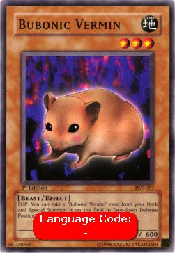 Bubonic Vermin (V.2 - Common)⁣ - Pharaoh's Servant⁣ (Common)⁣ [057]