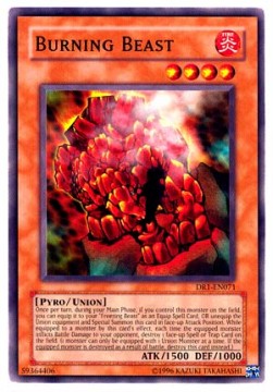 Burning Beast⁣ - Dark Revelation 1⁣ (Common)⁣ [071]