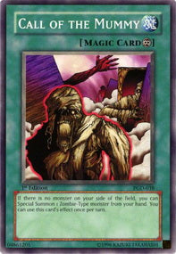 Call of the Mummy⁣ - Structure Deck: Zombie Madness⁣ (Common)⁣ [022]