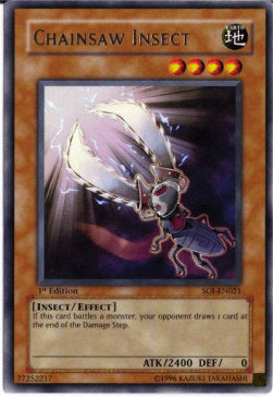 Chainsaw Insect (V.1 - Rare)⁣ - Shadow of Infinity⁣ (Rare)⁣ [021]