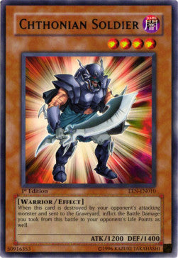 Chthonian Soldier (V.1 - Rare)⁣ - Elemental Energy⁣ (Rare)⁣ [010]