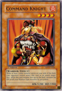 Command Knight⁣ - Structure Deck: Warrior's Triumph⁣ (Common)⁣ [008]