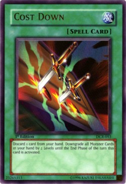 Cost Down (V.1 - Ultra Rare)⁣ - Dark Crisis⁣ (Ultra Rare)⁣ [053]