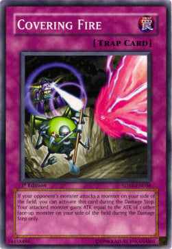 Covering Fire⁣ - Structure Deck: Machine Re-Volt⁣ (Common)⁣ [036]