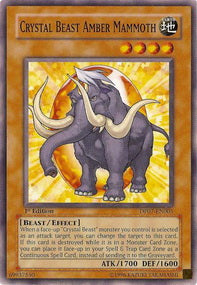Crystal Beast Amber Mammoth⁣ - Duelist Pack: Jesse Anderson⁣ (Common)⁣ [005]