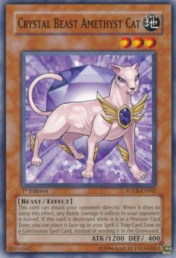 Crystal Beast Amethyst Cat⁣ - Force of the Breaker⁣ (Common)⁣ [002]