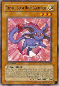 Crystal Beast Ruby Carbuncle⁣ - Duelist Pack: Jesse Anderson⁣ (Common)⁣ [001]