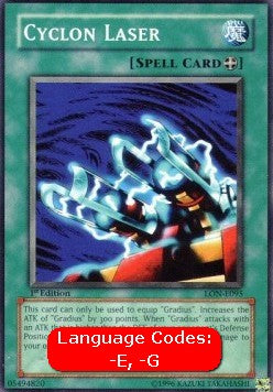 Cyclon Laser (V.1 - Common)⁣ - Labyrinth of Nightmare⁣ (Common)⁣ [095]
