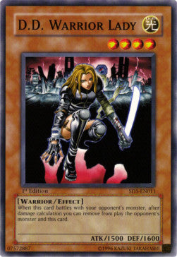 D.D. Warrior Lady⁣ - Structure Deck: Warrior's Triumph⁣ (Common)⁣ [011]